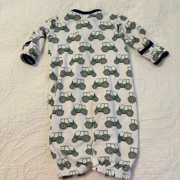 Magnolia Baby Tractor Newborn Gown - Picture 2 of 3
